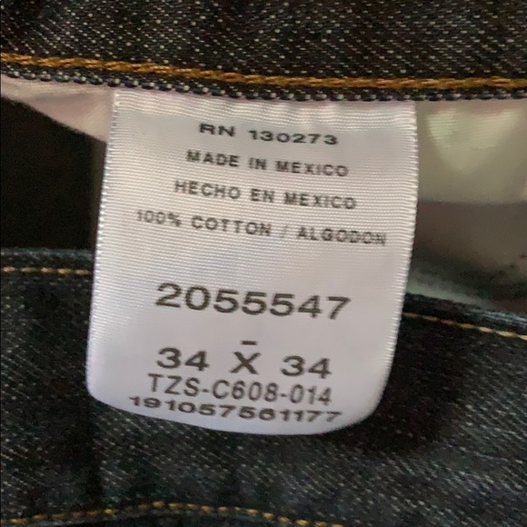 New Men’s Lee straight leg Jeans 34 X 34 - Picture 5 of 8